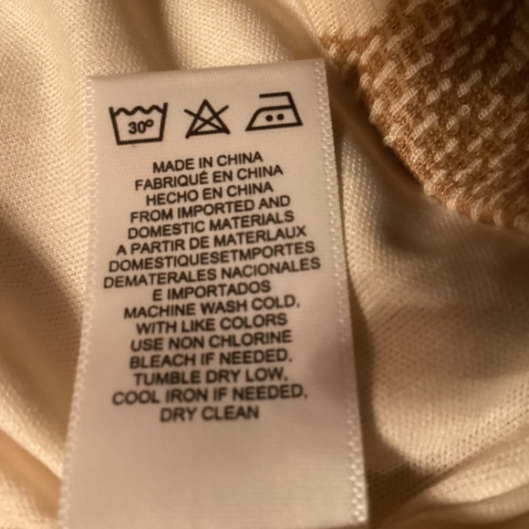 Anthropologie Eva Franco Sleeveless Cream Khaki Mock Neck Fitted Top NWT - Picture 6 of 6